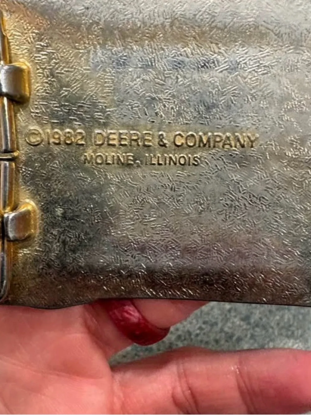 John Deere Gold & Silver Diesel Power belt buckle